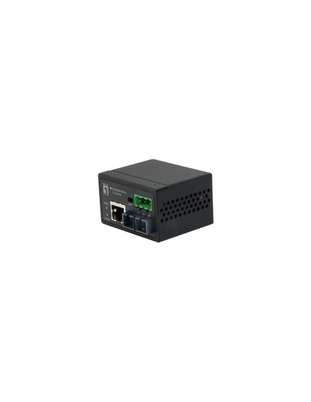 LevelOne IEC-4301 convertidor de medio 100 Mbit/s Monomodo Negro