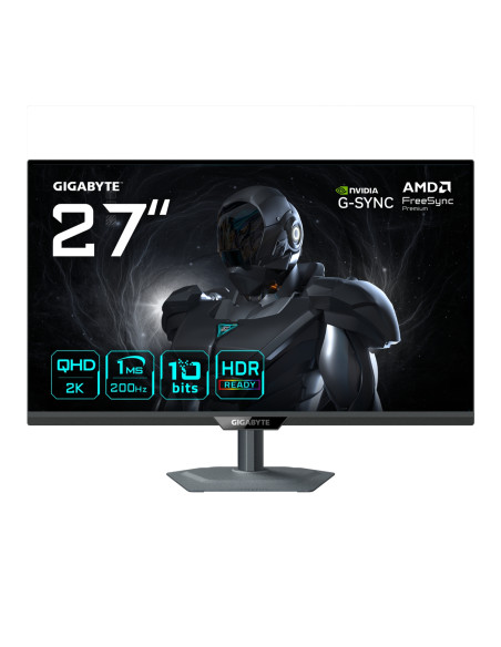 GIGABYTE G27Q2 Monitor Gaming 27” 2K QHD - 2560 x 1440, 200Hz, 1ms,