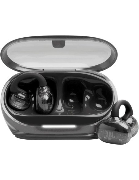 Jbl Soundgear Clips Auriculares Inalámbricos Open Ear Ghost Black