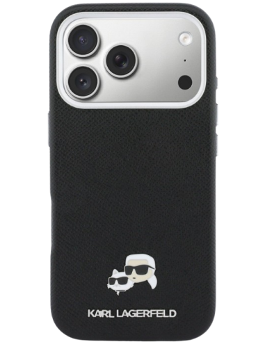 FUNDA IPHONE 17 PRO MAX KARL LAGERFELD COMPATIBLE CON MAGSAFE NEGRA