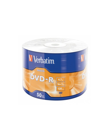 Dvd Verbatim 43791 DVD en blanco 4,7 GB DVD-R 50 pieza(s) 43791