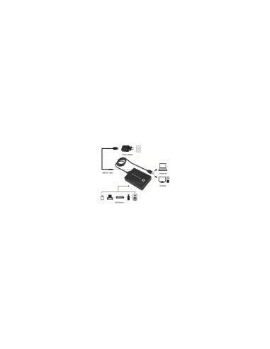 Conceptronic HUBBIES11BP hub de interfaz USB 3.2 Gen 1 (3.1 Gen 1)
