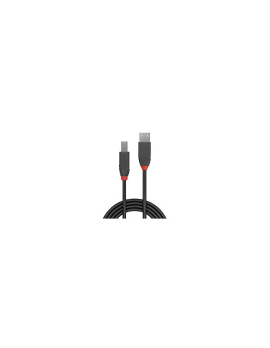 Lindy 36676 cable USB 7,5 m USB 2.0 USB A USB B Negro