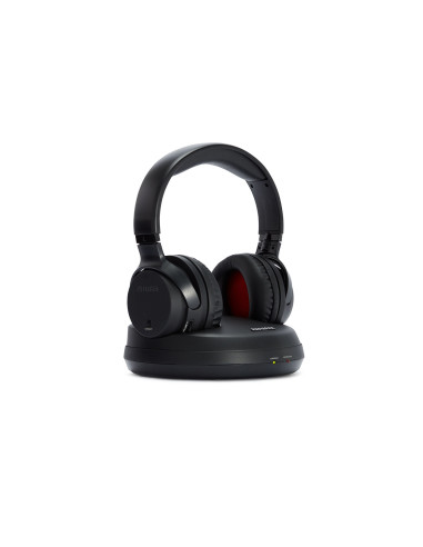 Aiwa WHF-880 auricular y casco Auriculares Inalámbrico Diadema Música Base de carga Negro