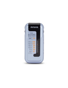 Aiwa R-22SL radio Portátil Analógica Plata