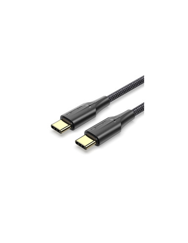 Vention Cable USB 2.0 Tipo-C 3A TAUBH/ USB Tipo-C Macho - USB Tipo-C Macho/ 2m/ Negro