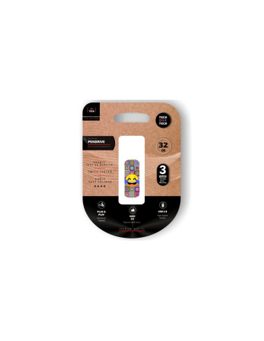 TECH ONE TECH TEC4403-32 unidad flash USB 32 GB USB tipo A 2.0 Multicolor
