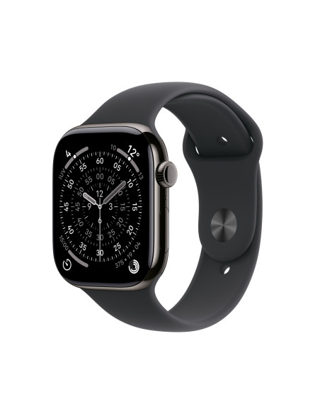 Apple Watch Series 11 OLED 42 mm Digital 374 x 446 Pixeles Pantalla táctil 5G Titanio Wifi GPS (satélite)