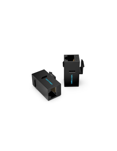 Vention Adaptador Conector RJ45 IPGB0-5 Cat6 UTP/ RJ45 Hembra - RJ45 Hembra/ 5 uds/ Negro