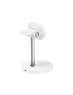 CARGADOR INALAMBRICO MAGNETICO 3 EN 1 CX038 BLANCO XO