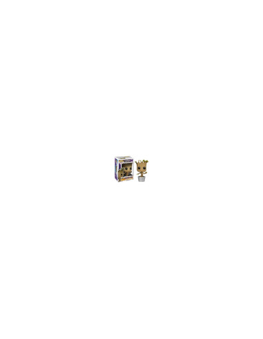 Funko pop bobble marvel los guardianes de la galaxia groot bailando