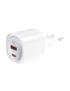 CARGADOR DE CORRIENTE CE21 30W X USB C, USB A BLANCO XO 2