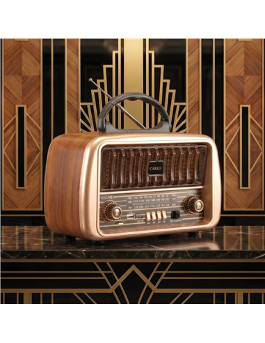 RADIO CARLO AM/FM JB-105 T USB 1200MAH FOREVER