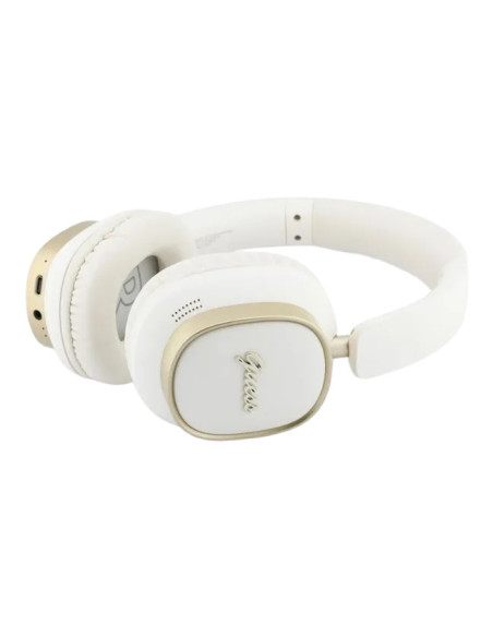 GUESS AURICULAR BLUETOOTH ENC RECTANGLE BLANCO/DORADO