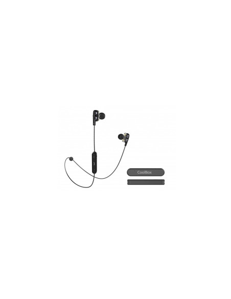 AURICULARES COOLBOX BT COOLTWIN INALAMBRICO NEGRO COO-AUB-04DD