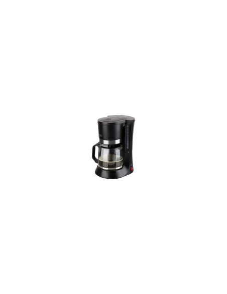 CAFETERA DE GOTEO JATA 680W HASTA 12 TAZAS FILTRO PERMANENTE JARRA DE CRISTAL PLACA CALORÍFICA ANTIADHERENTE NEGRO CA290