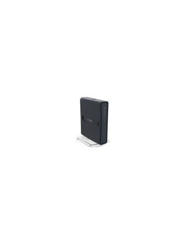 PUNTO DE ACCESO MIKROTIK HAP AC LITE TOWER CPU 650MHZ 5X LAN 10/100 ANTENAS 2/1.5DBI USB ROUTEROS NEGRO RB952UI-5AC2ND-TC