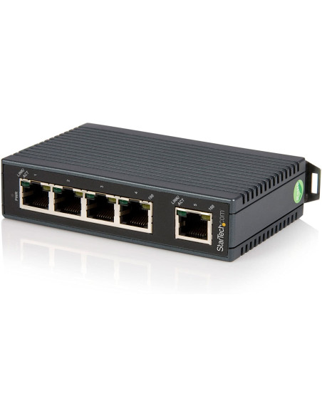 StarTech.com Switch Conmutador Industrial Ethernet de 5 Puertos RJ45
