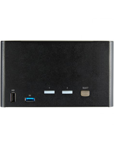 StarTech.com Switch Conmutador KVM de 2 Puertos DisplayPort 1.2 para