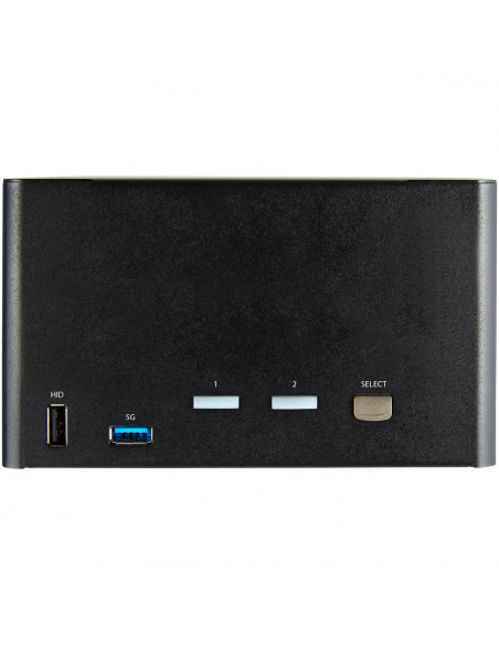 StarTech.com Switch Conmutador KVM de 2 Puertos DisplayPort 1.2 para