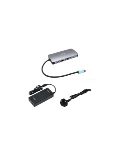 i-tec USB-C Metal Nano Dock HDMI/VGA with LAN + Charger 112W