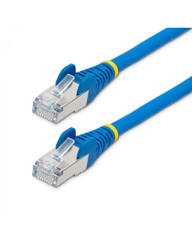 StarTech.com Cable de 2m de Red Ethernet CAT6a - Azul - Low Smoke