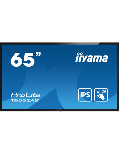 iiyama T6562AS-B1 pantalla de señalización Panel plano interactivo