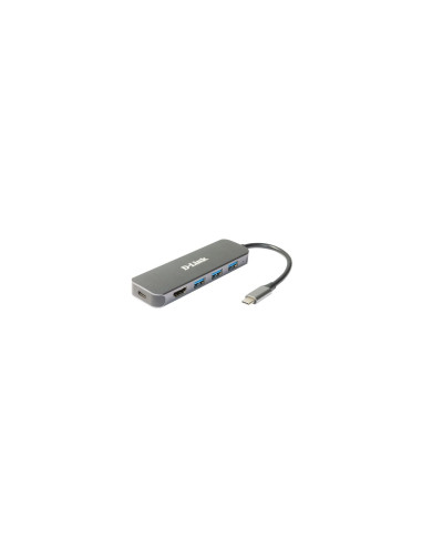 D-Link DUB-2333 base para portátil y replicador de puertos Alámbrico