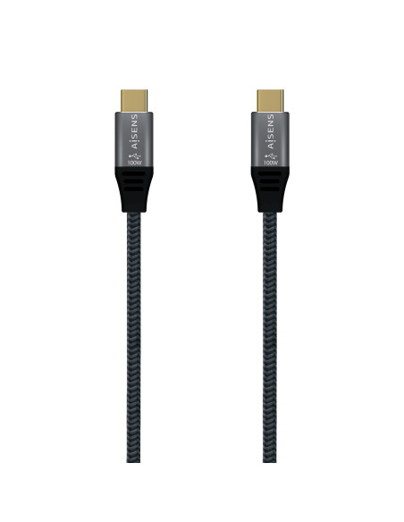 AISENS â€“ USB 3.2 Gen2x2 Aluminum Cable 20Gbps 8K@30Hz 5A 100W