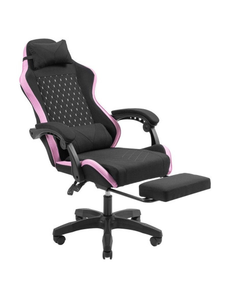 SILLA GAMING MARS GAMING MGC-X ERGONOMICO REPOSAPIES TELA PU ROSE/BLACK