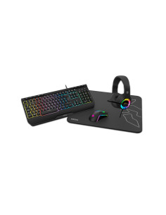 Krom Kenya teclado Ratón incluido USB Negro