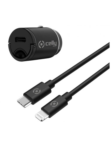 Celly CCMINILIGHT cargador de dispositivo móvil Smartphone Negro
