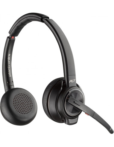 POLY Auriculares Savi 8220 UC DECT 1880-1900 MHz USB-A