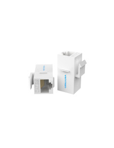 Vention Adaptador Conector RJ45 VDD-B07-W Cat5 UTP/ RJ45 Hembra - RJ45 Hembra/ Blanco
