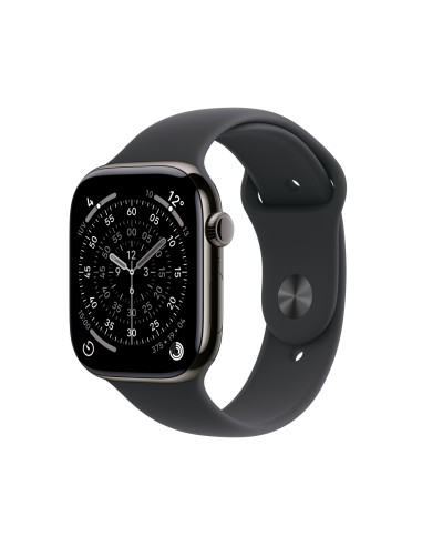 Apple Watch Series 11 OLED 42 mm Digital 374 x 446 Pixeles Pantalla táctil 5G Titanio Wifi GPS (satélite)