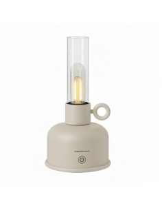 LAMPARA DE ACEITE LED VINTAGE BEIGE FOREVER