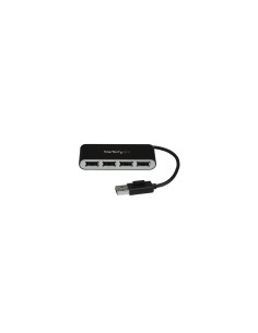 StarTech.com Concentrador Ladrón USB 2.0 de 4 Puertos con Cable