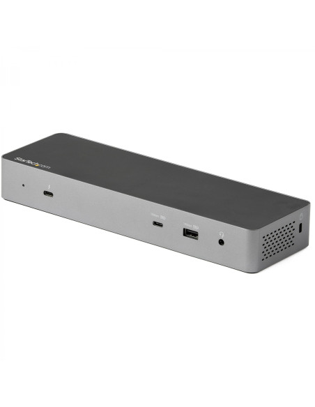 StarTech.com TB3CDK2DHUE Docking station Thunderbolt 3 negro gris