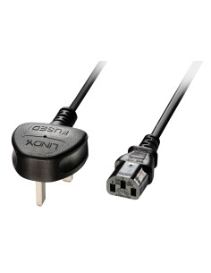 Lindy 30434 cable de transmisión Negro 3 m Enchufe tipo G C13