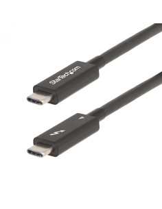 StarTech.com A40G2MB-TB4-CABLE cable Thunderbolt 2 m 40 Gbit/s Negro