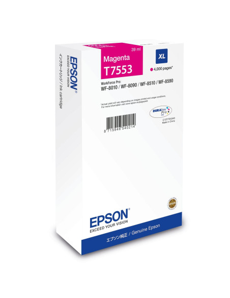 Epson C13T75534N cartucho de tinta 1 pieza(s) Original Alto