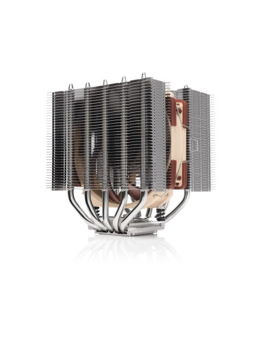 Noctua NH-D12L sistema de refrigeración para ordenador Procesador Refrigerador de aire Aluminio, Beige, Marrón