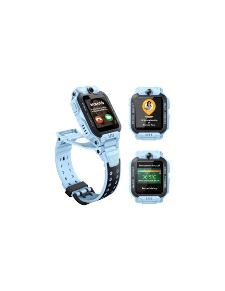 Imoo Z7 4G GPS Videollamada Doble Cámara Azul Resistencia Agua IPX8 Control Parental