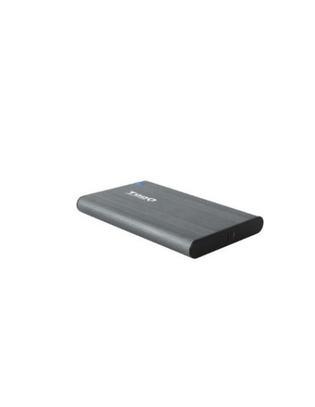 TooQ Caja Externa para Discos de 2,5” HDD/SSD, Gris