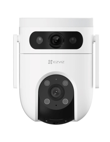 Ezviz H9C Cámara Seguridad Exterior Wifi con Doble Objetivo 2K, Sirena y Luz