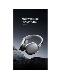 Auriculares de Diadema Bluetooth V6.0 Cancelación de Ruido Activa Autonomía hasta 32h Negro 2
