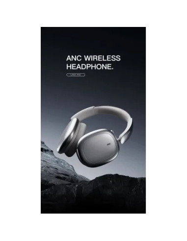 Auriculares de Diadema Bluetooth V6.0 Cancelación de Ruido Activa Autonomía hasta 32h Negro