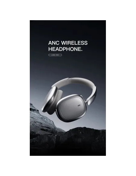 Auriculares de Diadema Bluetooth V6.0 Cancelación de Ruido Activa Autonomía hasta 32h Negro
