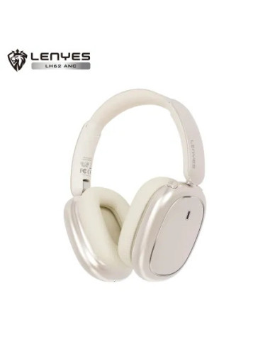 Auriculares de Diadema Bluetooth V6.0 Cancelación de Ruido Activa Autonomía hasta 32h Blanco