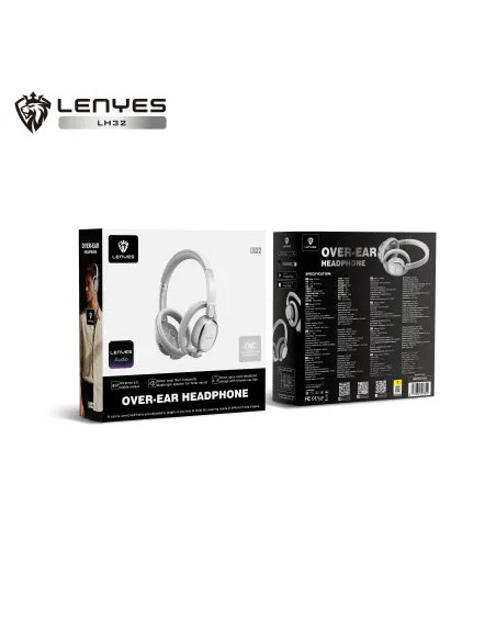 Auriculares Inalámbricos Bluetooth 6.0 Diseño Flotante Open-Back Cancelación de Ruido ENC Batería 20H Plata